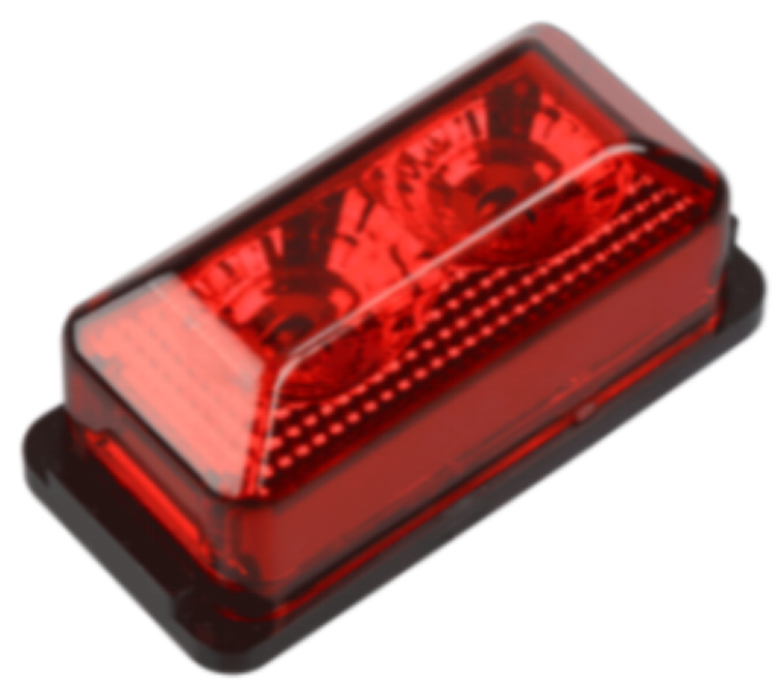 2.33Inch 2LED clearance lamp tractor bus