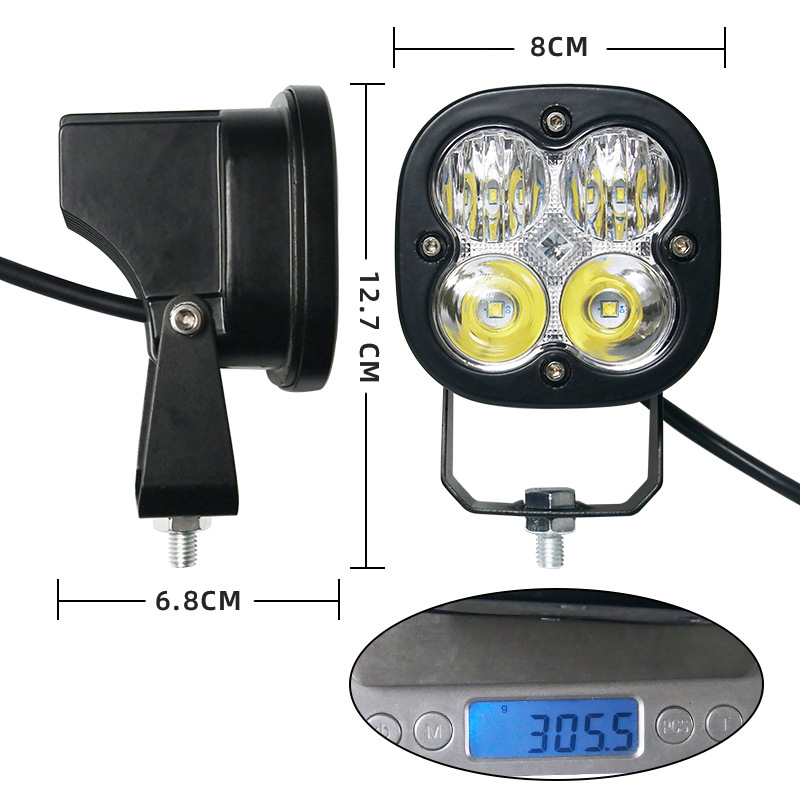 48W 3.2Inch Led Work Lights Off-road Driving Lamp ATVs Trucks Boats Buses Engineering Vehicle