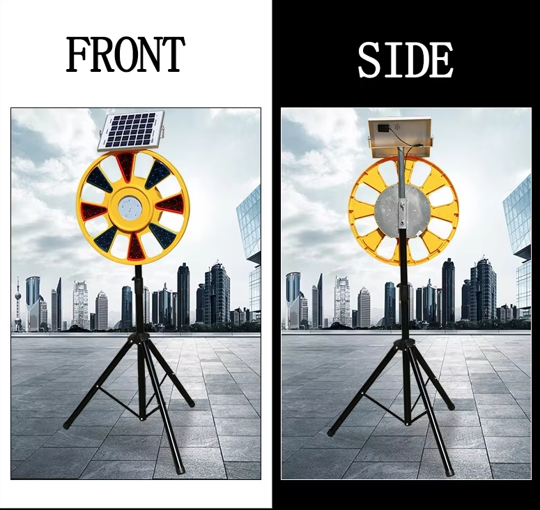 Solar LED Safety Flare Warning Light YN-00-044