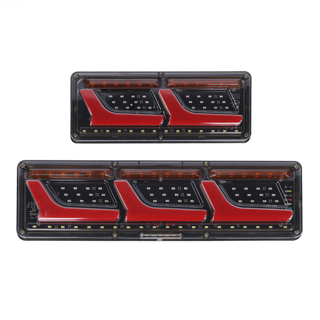 24V L Style Multi-Function Flowing Truck Tail Light YN-TLC84