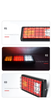 24V 140-2LED Iron Fencing Truck Tail Light YN-TLC87