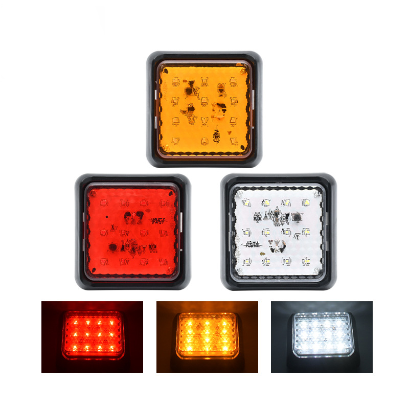 Truck 12-24V Square LED Tail Light YN-TLC69