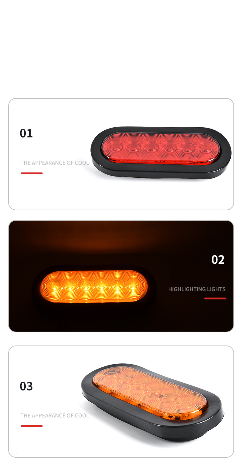 12-80V 6Led Highlight Truck Side Light YN-SLC76