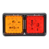 24V 2-Colored Square LED Truck Tail Light YN-TLC106