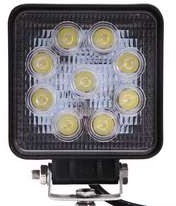 9Leds 27W 4inch Square Work Light