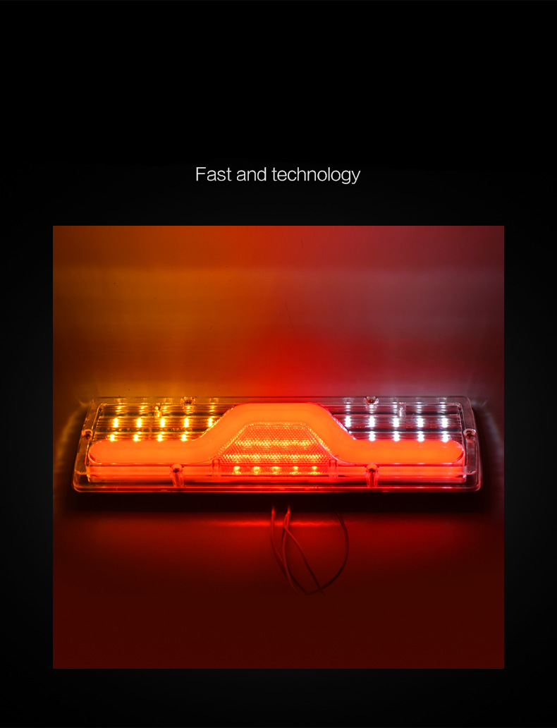 12V/ 24V LED Truck Tail Light YN-TLC144