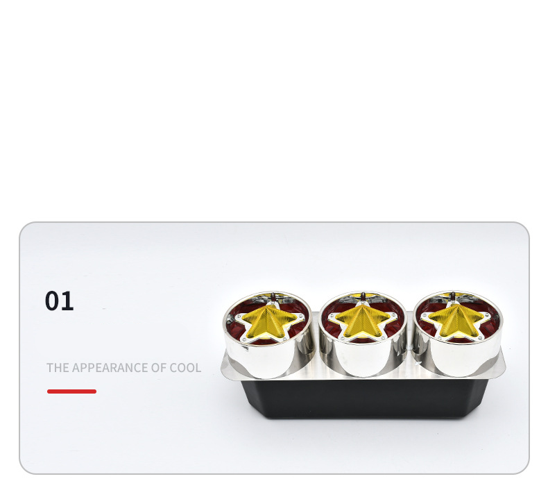 24V LED Star Triple Truck Tail Light YN-TLC135