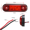 0.6W 12V 24V indicator tail light bus trucks