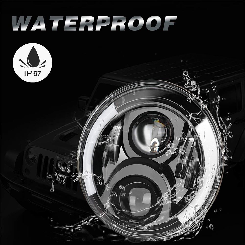 7 INCH LED HEADLIGHT TURN SIGNAL LAMP