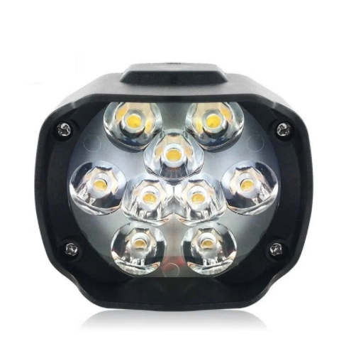 3.1 Inch 18W 12V 9 LEDS Fog Lamp Mileage Lamp Auxiliary Lamp for Automobiles Motorcycles 