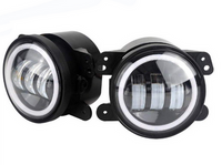 4 Inch LED Fog Light/ Fog Lamp 30W White DRL+Amber Turning Light 