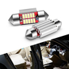 12V 6pcs LED Bulbs Car Interior Dome Map Light 