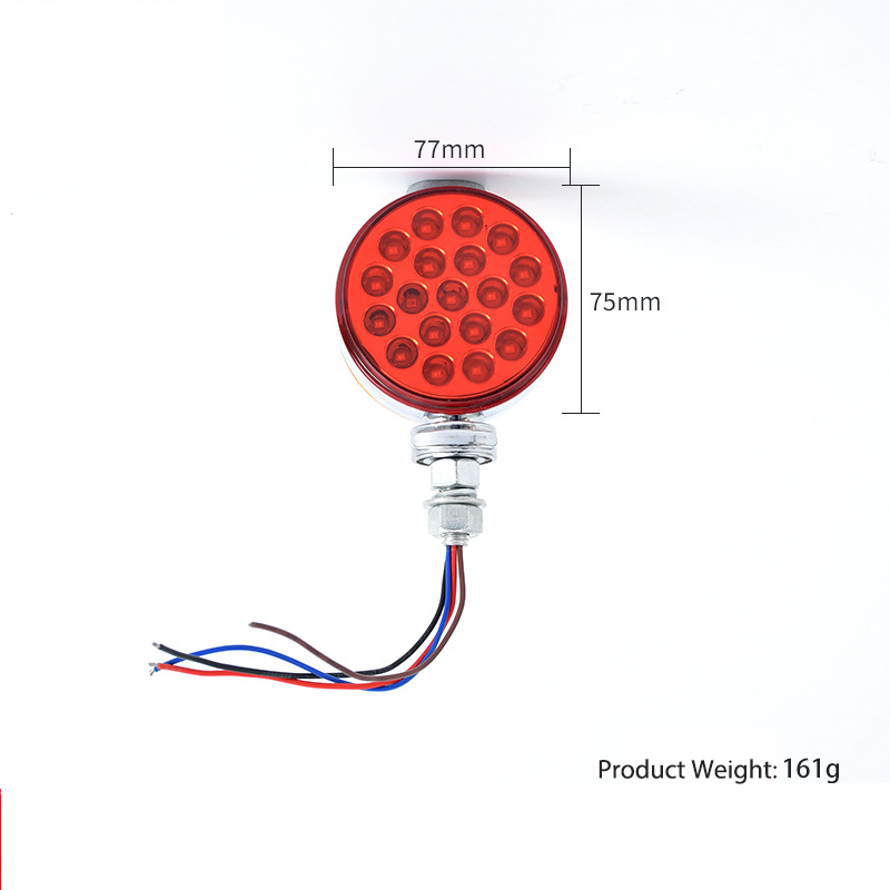 Truck Two-Sided Round Side Light YN-TLC39