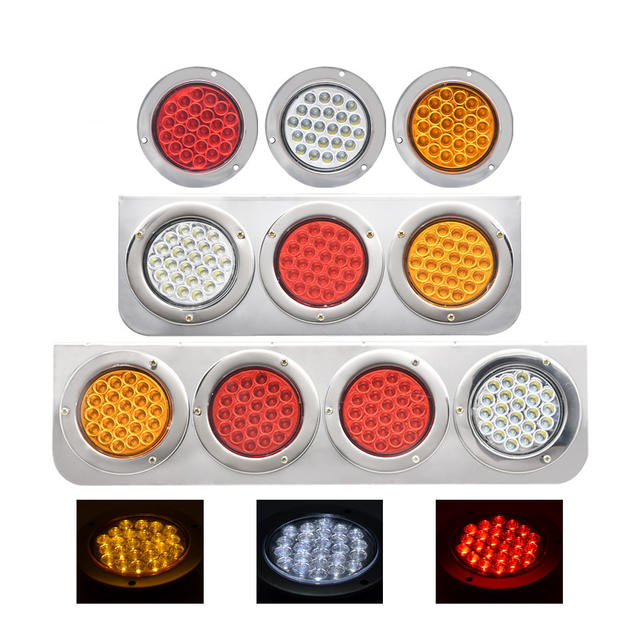 Truck Tail Light 24V 24LED Pattern YN-TLC70