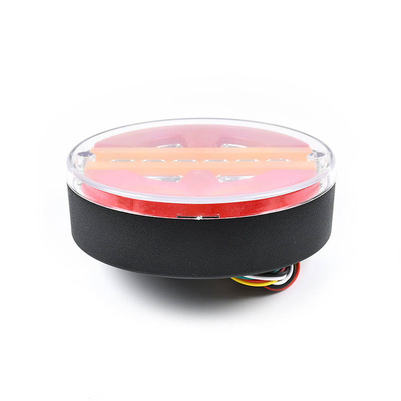 12V/ 24V Turning Flowing Round LED Truck Tail Light YN-TLC104