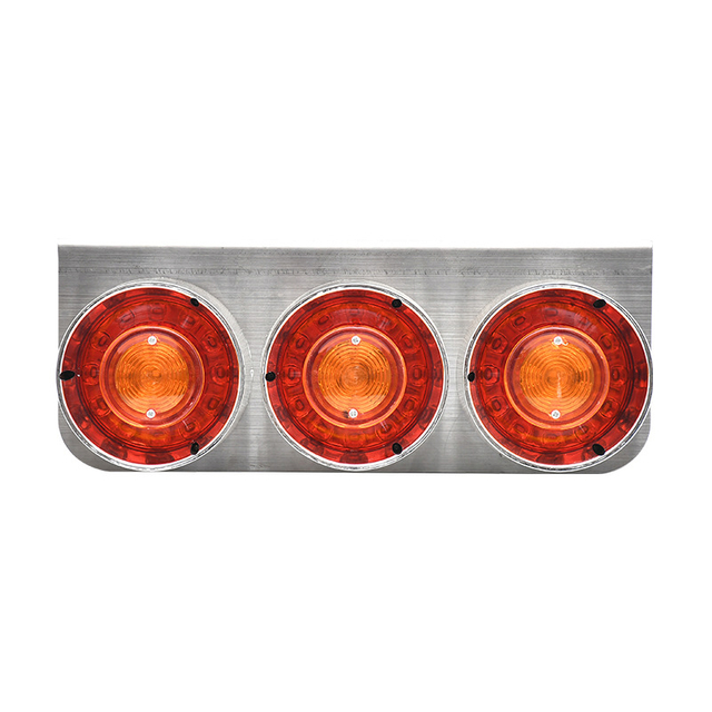 24V 3 Round Bulbs Truck Tail Light YN-TLC127