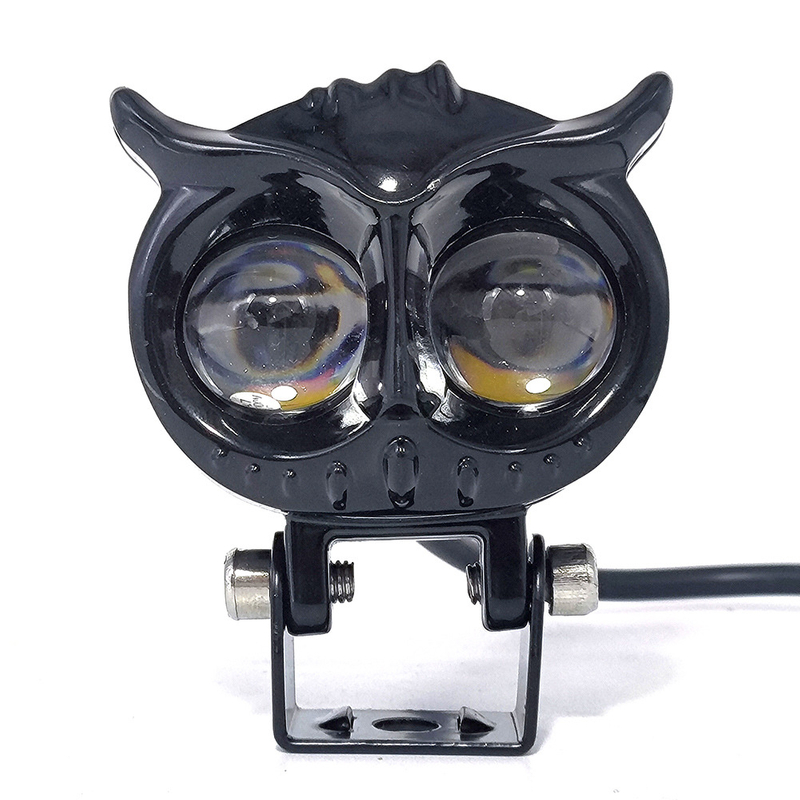 New motorcycle 2.5Inch 25w + 25w LED spotlight Far and near light integrated two-color lamp beads 12V-60V universal