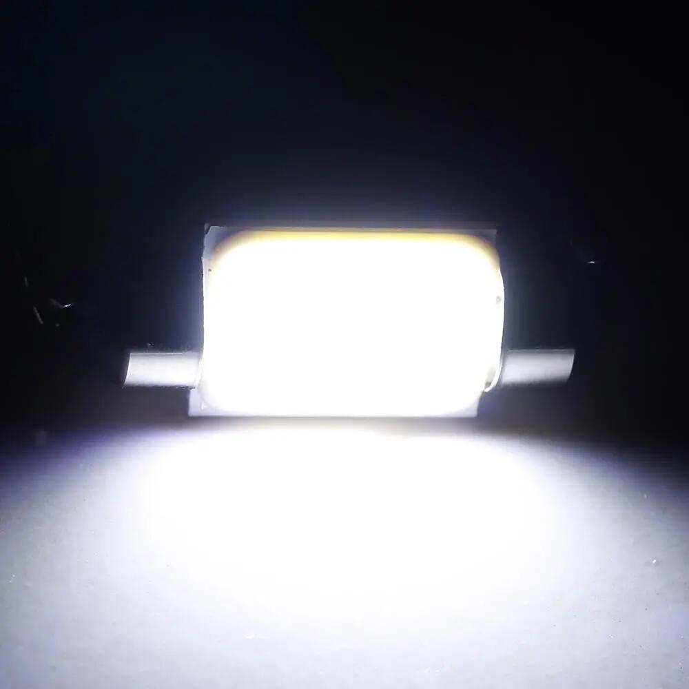 T10 DC12V C5W C10W COB LED Bulbs License Plate Light Reading Light