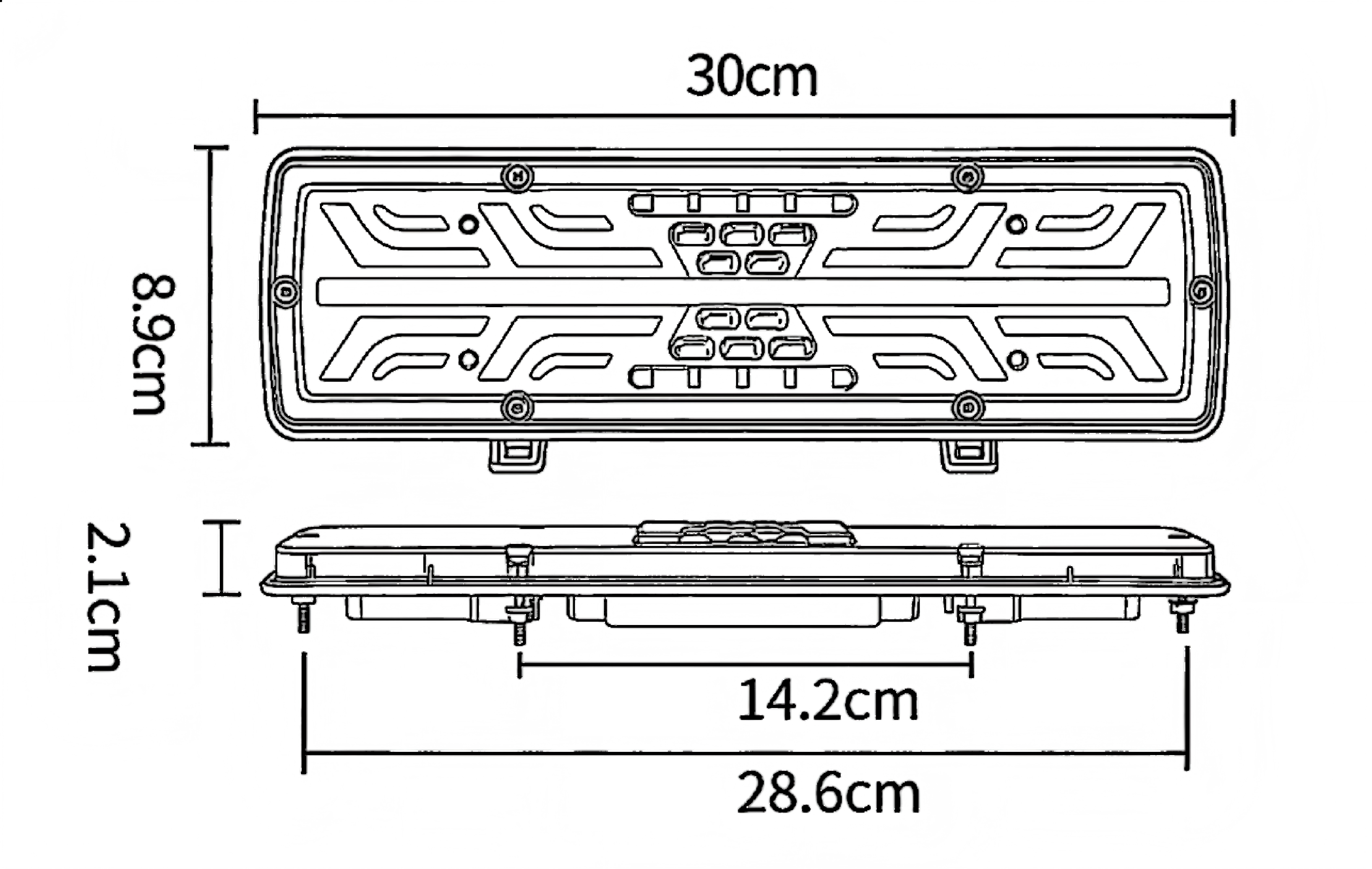 12V or 24V Truck Tail Light YN-WL-46