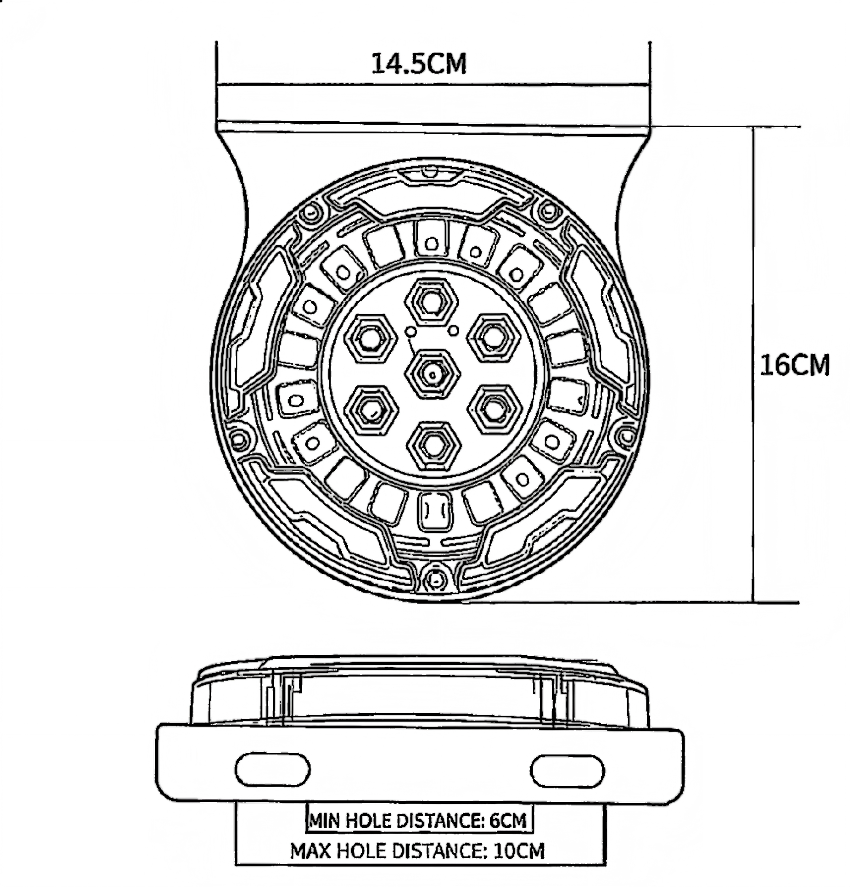 12-24V Truck Tail Light YN-WL-120