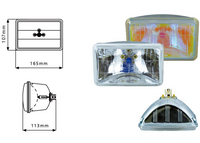 Truck Headlight Sealed Beam YN-1012