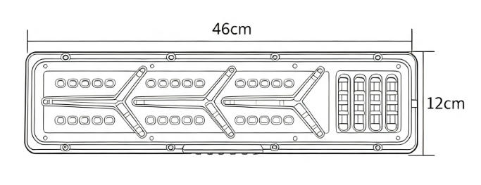 24V Truck Tail Light YN-WL-80
