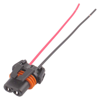 2-Pin Waterproof Automotive Connector Pigtail, 2-Wire Electrical Plug Socket with Cable for Car Truck Wire Connector YN-WR-8