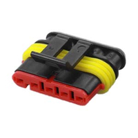 5-Pin Waterproof Automotive Connector Housing, 1.5mm Series Female Receptacle Plug Shell for Car Truck Motorcycle --Female Wire Connector YN-WR-18