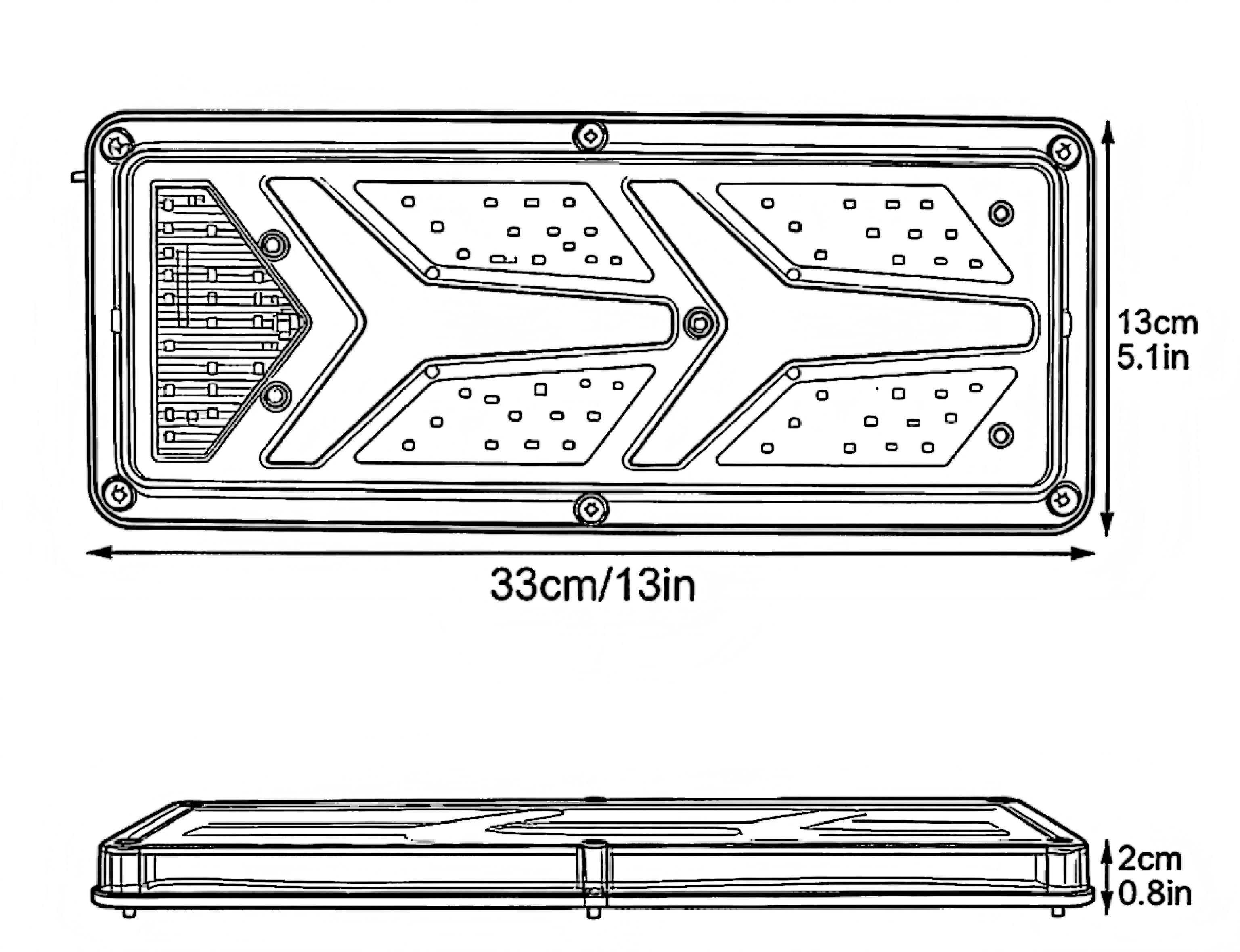 24V Truck Tail Light YN-WL-86