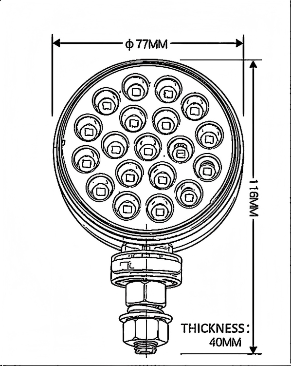 12-24V Truck Tail Light YN-WL-131