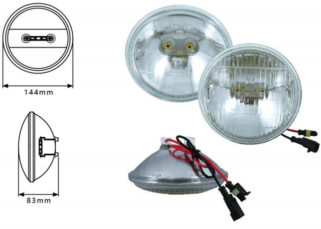 Truck Headlight Sealed Beam YN-1019