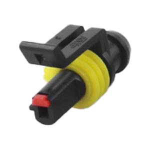 1-Pin Waterproof Automotive Connector Housing, 1.5mm Series Female Receptacle Plug Shell for Car Truck Motorcycle --Female Wire Connector YN-WR-1