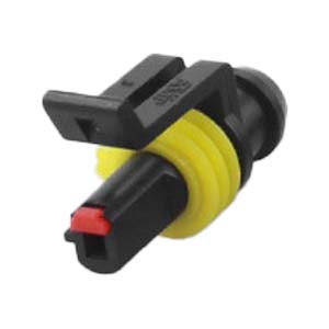 1-Pin Waterproof Automotive Connector Housing, 1.5mm Series Female Receptacle Plug Shell for Car Truck Motorcycle --Female Wire Connector YN-WR-1