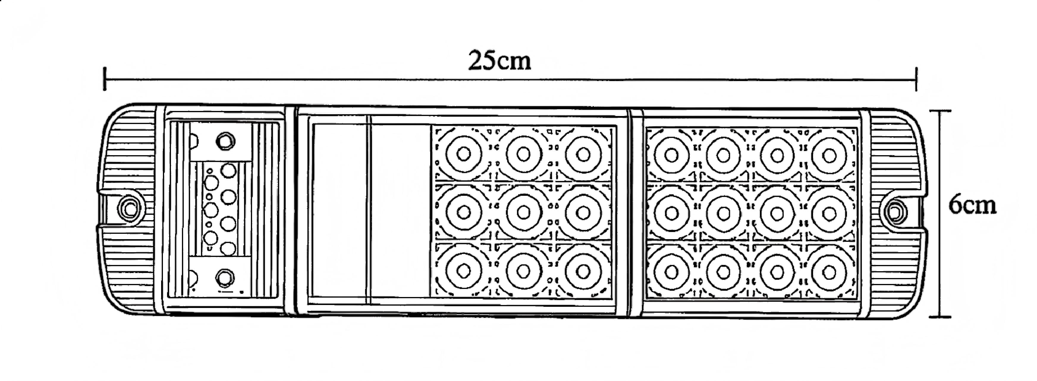 12V Truck Tail Light YN-WL-30