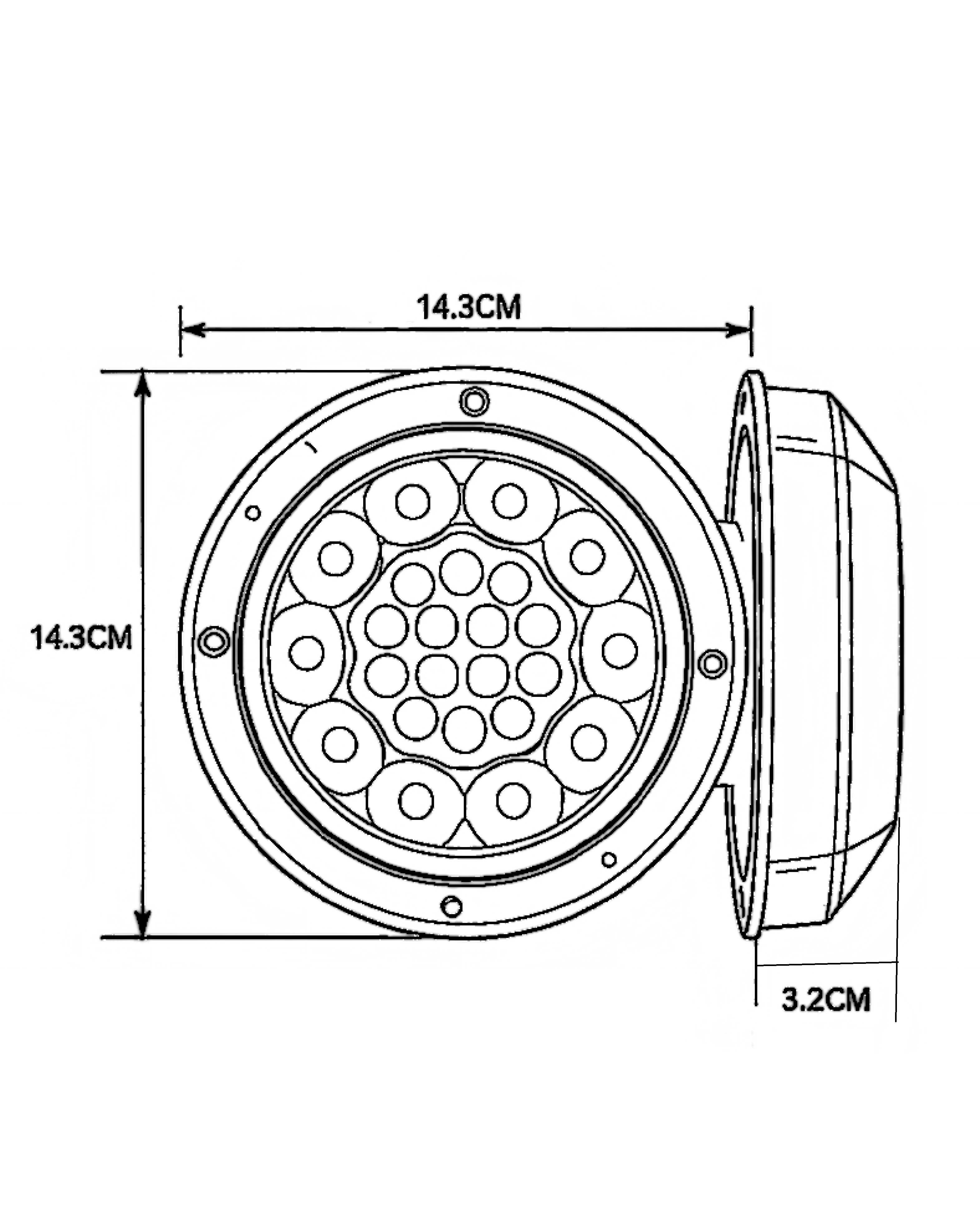 24V Truck Tail Light YN-WL-123