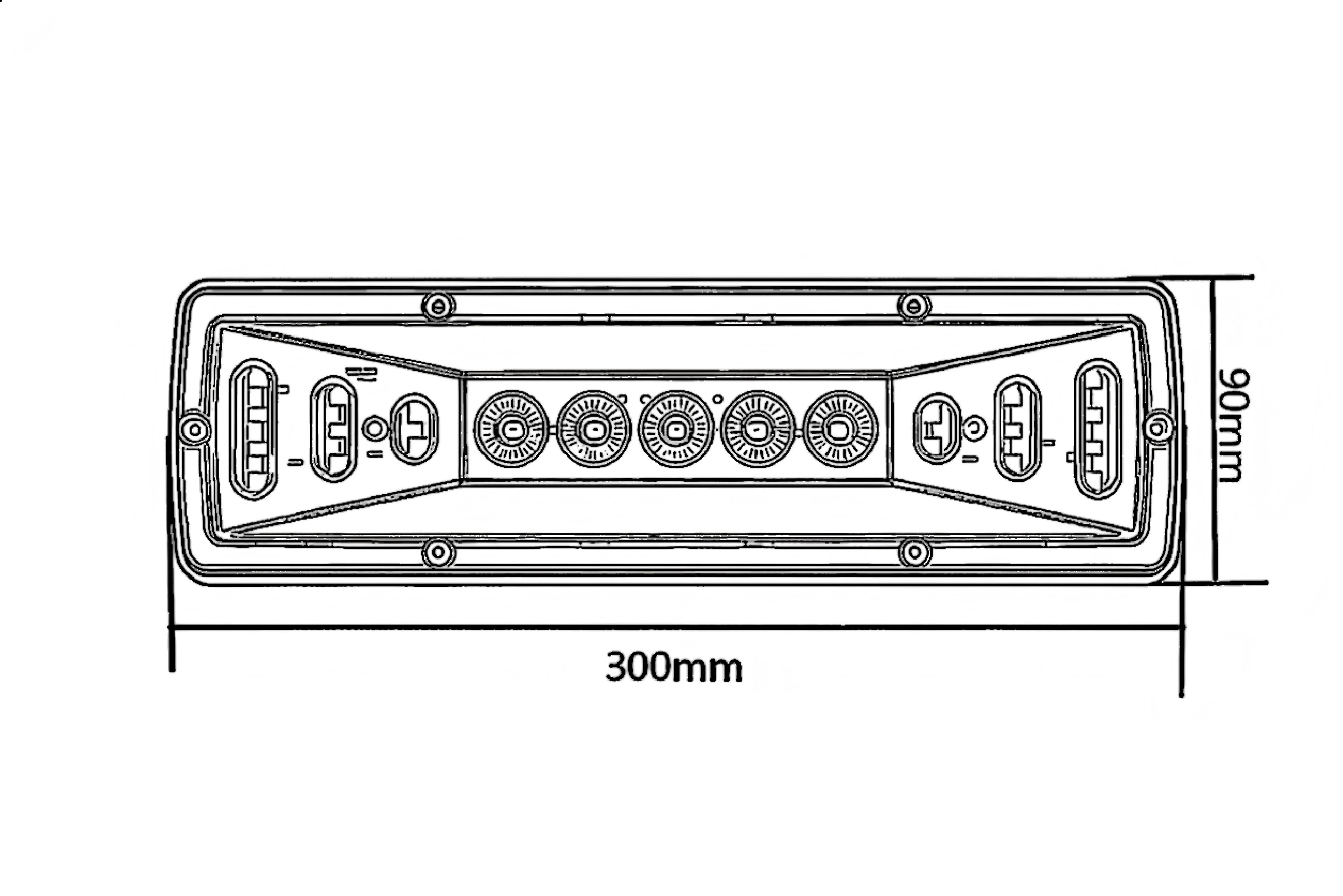 24V Truck Tail Light YN-WL-91
