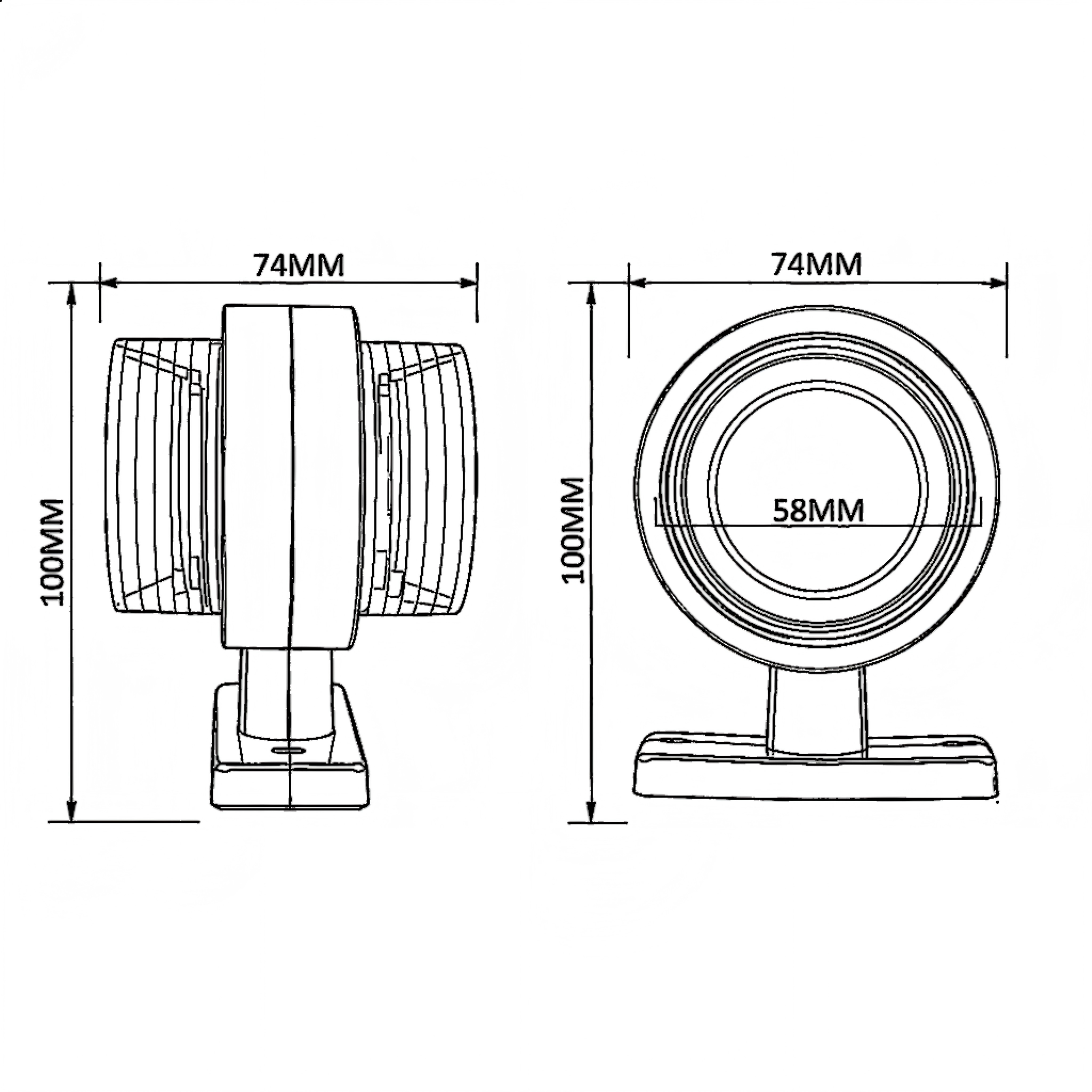 12-24V Side Light YN-SML-63