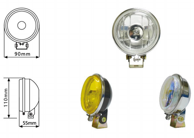Truck Headlight Sealed Beam YN-1001