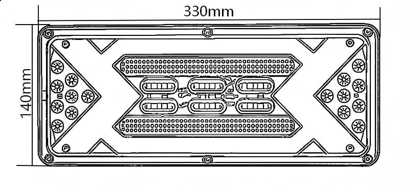 24V Truck Tail Light YN-WL-47