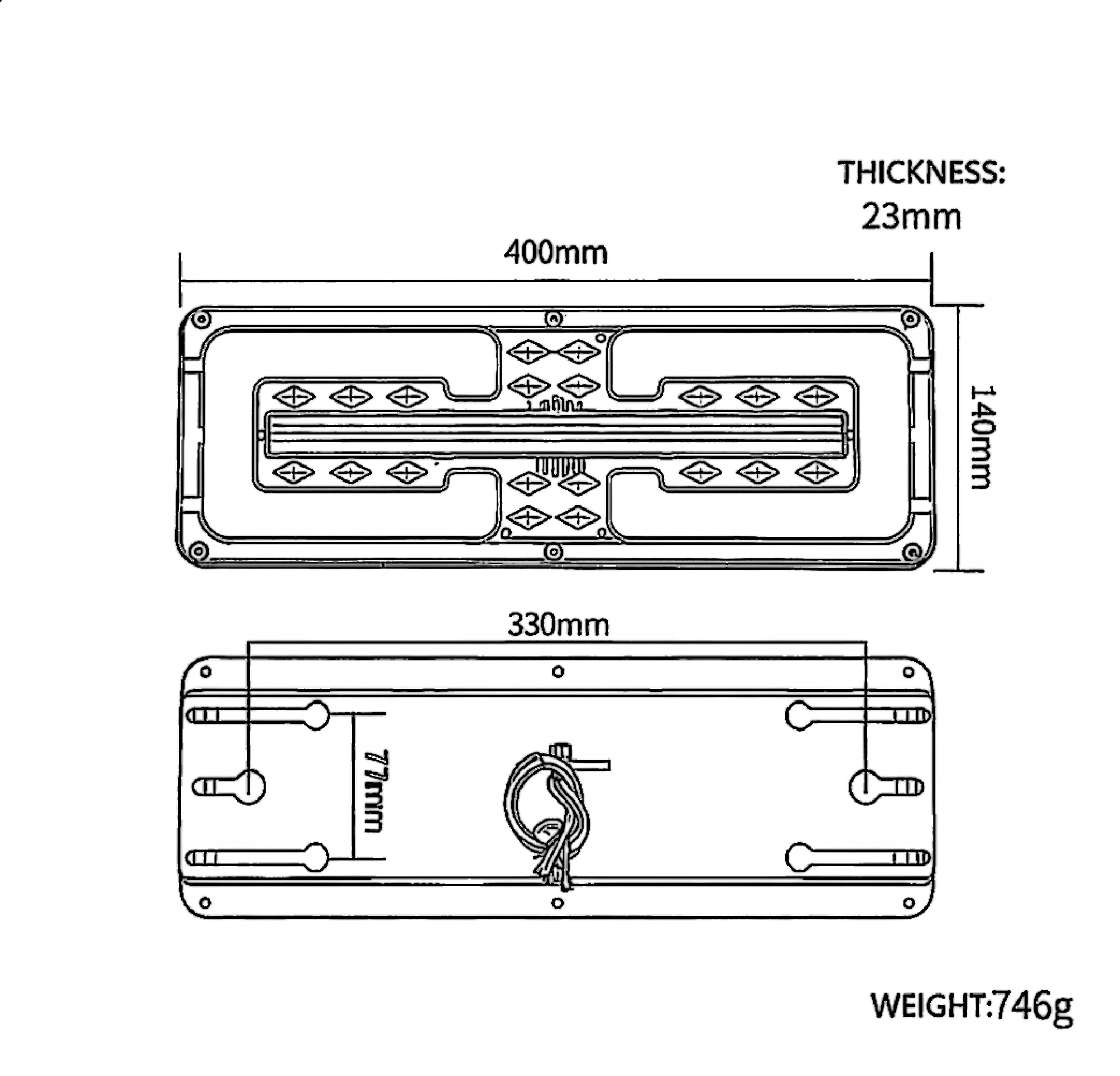 24V Truck Tail Light YN-WL-63