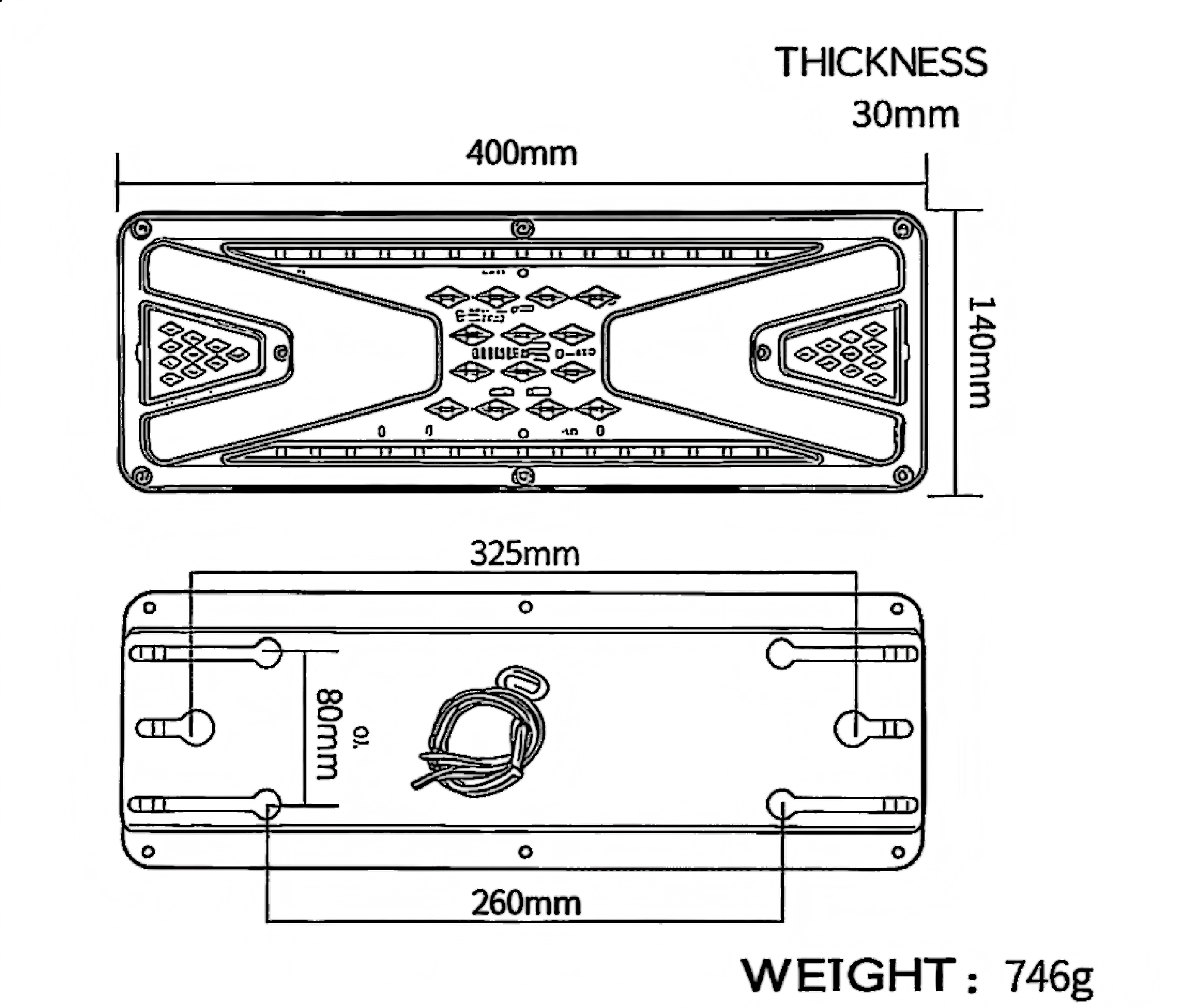 24V Truck Tail Light YN-WL-54