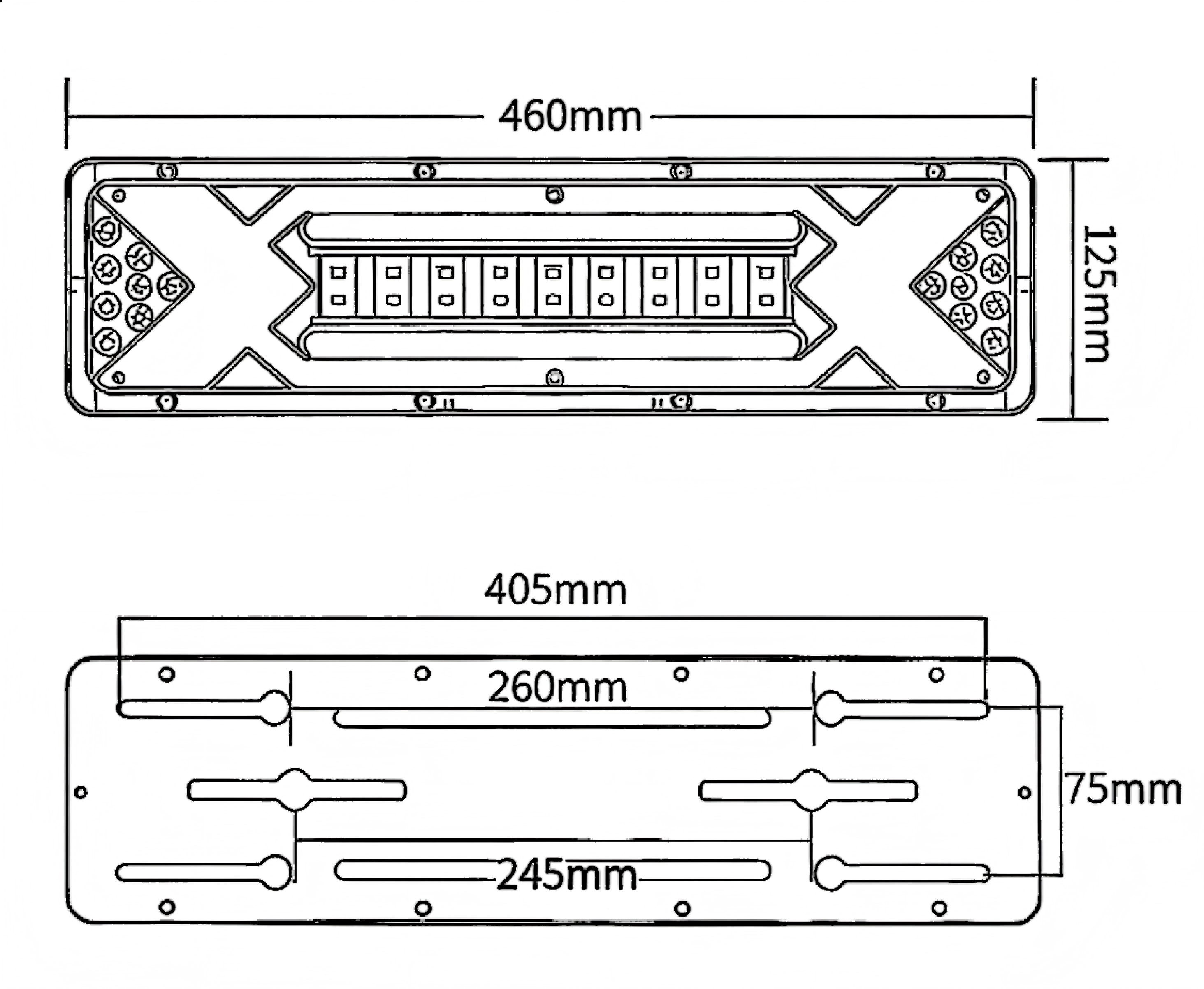 24V Truck Tail Light YN-WL-49