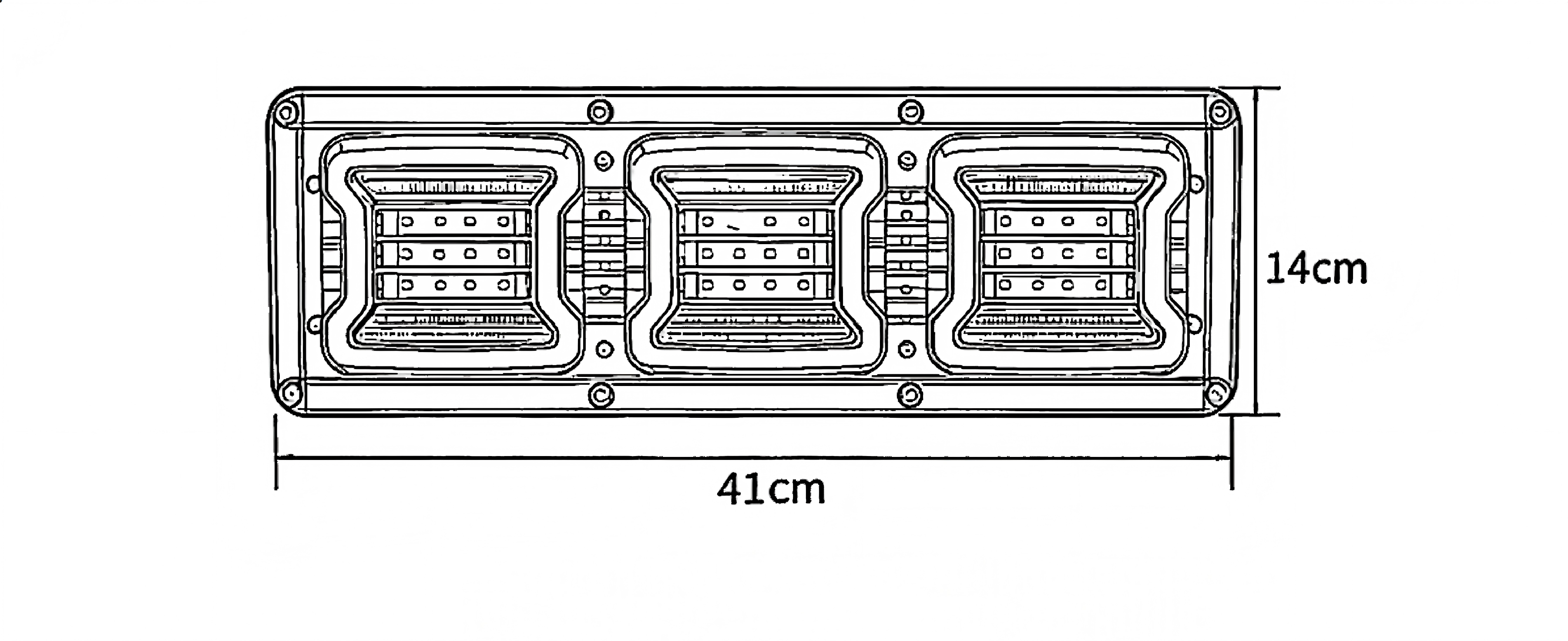 24V Truck Tail Light YN-WL-97