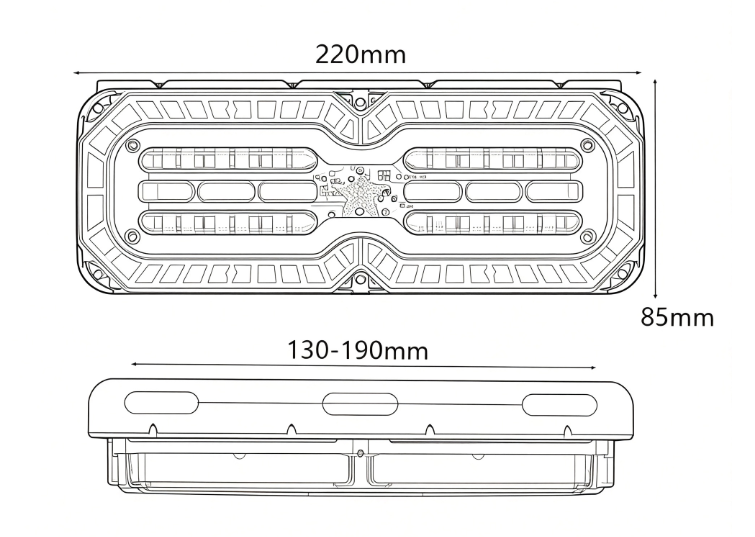 24V Truck Tail Light YN-WL-115