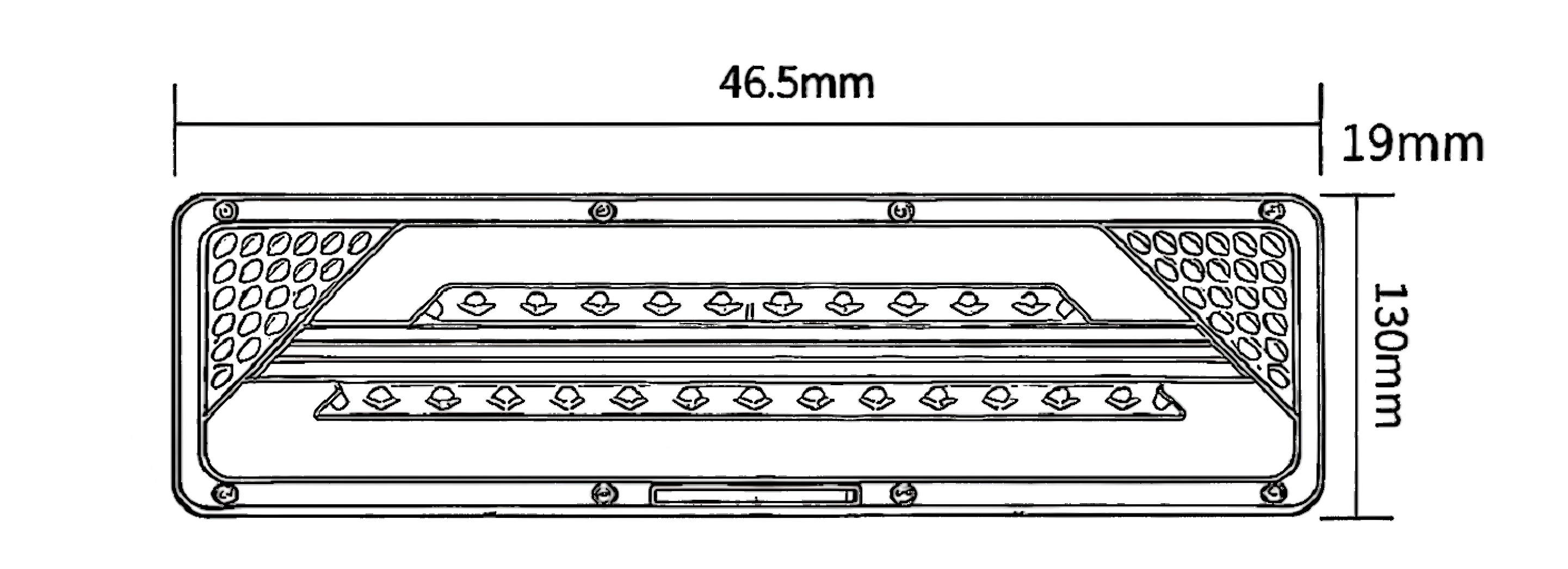 24V Truck Tail Light YN-WL-74