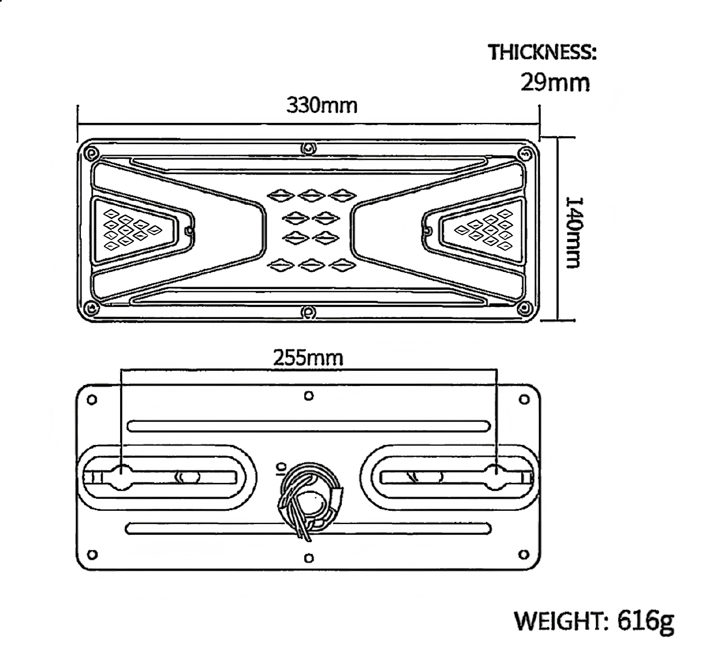 24V Truck Tail Light YN-WL-53