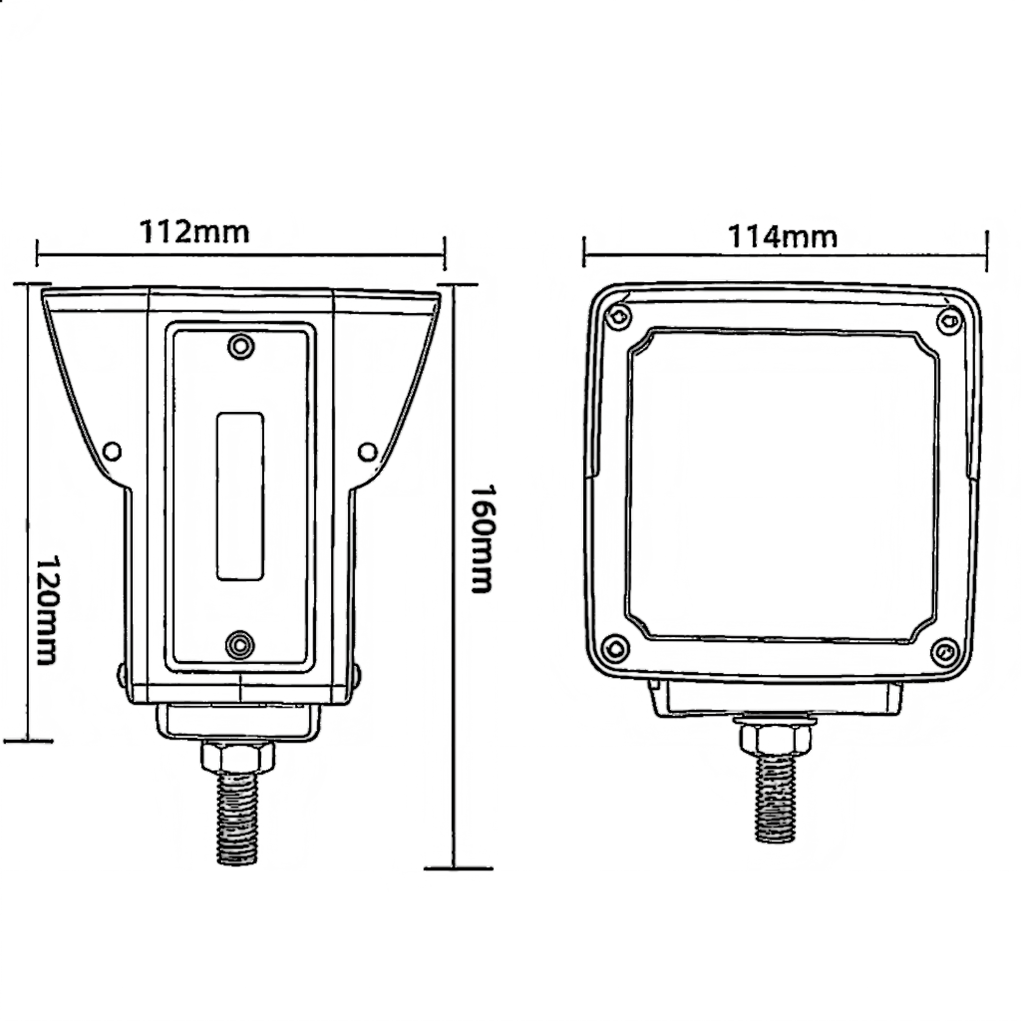 12-24V Truck Tail Light YN-WL-140