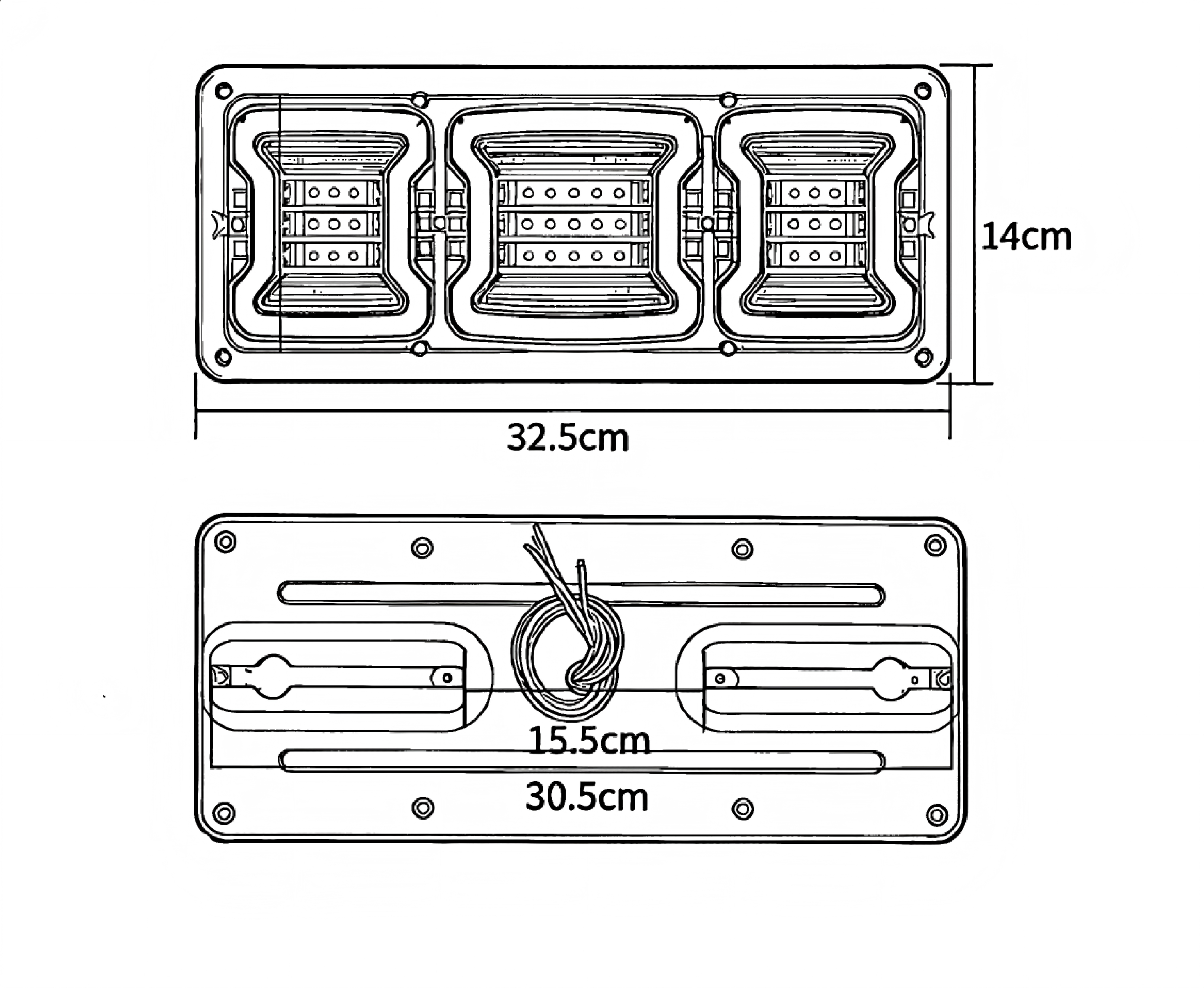 24V Truck Tail Light YN-WL-96
