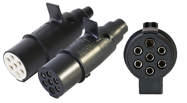 Socket 7-Pin Trailer Plug & Socket Connector Set YN-WR-43