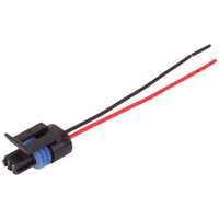 2-Pin Waterproof Automotive Connector Pigtail, 2-Wire Electrical Plug Socket with Cable for Car Truck Wire Connector YN-WR-7